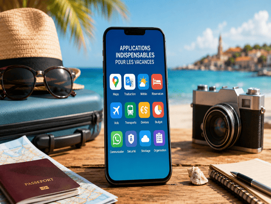 Applications indispensables pour partir en vacances | MarcoServices informatique Langon