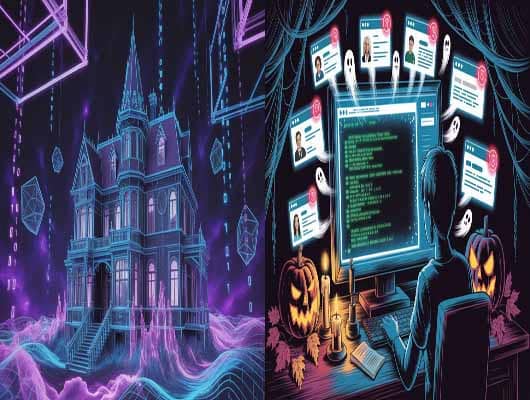 Le conte d'Halloween sur les dangers d'internet | MarcoServices informatique Langon