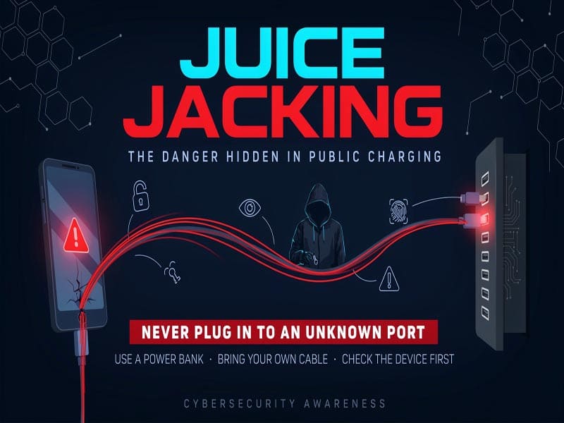 Chargeurs USB publics : sont-ils vraiment dangereux ? Le guide complet pour éviter le Juice Jacking en 2026 | MarcoServices informatique Langon