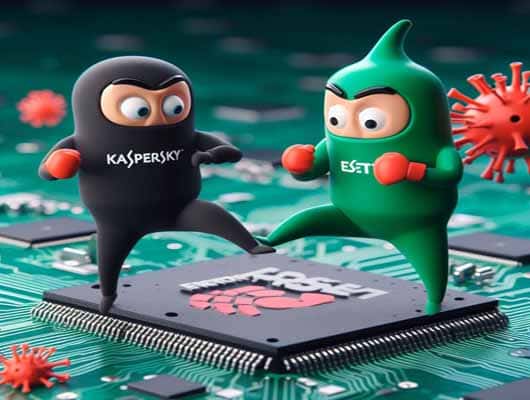 Kaspersky vs. Eset