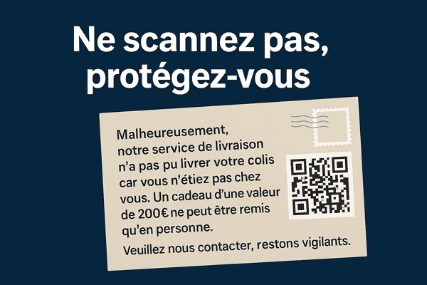 QR code le faux cadeau de la boîte à lettres | CyberMois