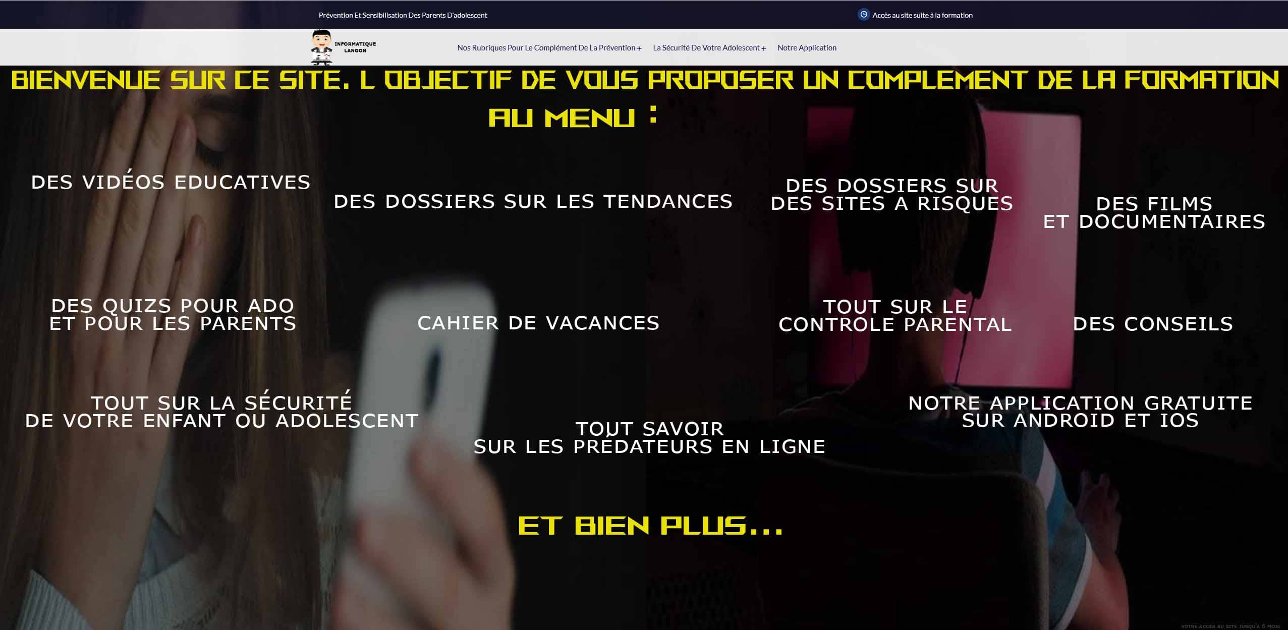 sensibilisation aux dangers d'internet pour ados - marcoservices informatique langon